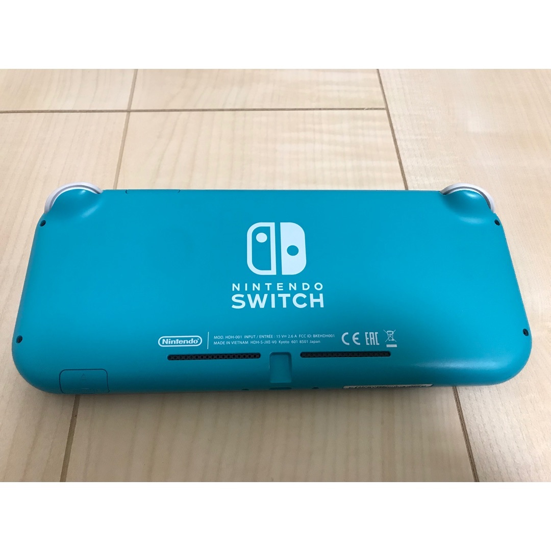 Nintendo Switch(ニンテンドースイッチ)の✨美品Switch Liteターコイズ完品一式✨ エンタメ/ホビーのゲームソフト/ゲーム機本体(携帯用ゲーム機本体)の商品写真