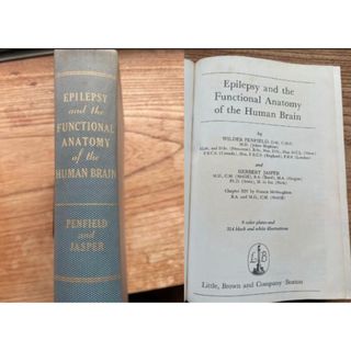 洋書 ワイルダー・ペンフィールド＆ジャスパー 【てんかんと人間の脳の機能解剖学】(健康/医学)