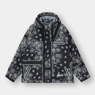 ミハラヤスヒロ(MIHARAYASUHIRO)の★GU×ミハラヤスヒロ即完売ペイズリー柄マウンテンパーカー★新品S(マウンテンパーカー)