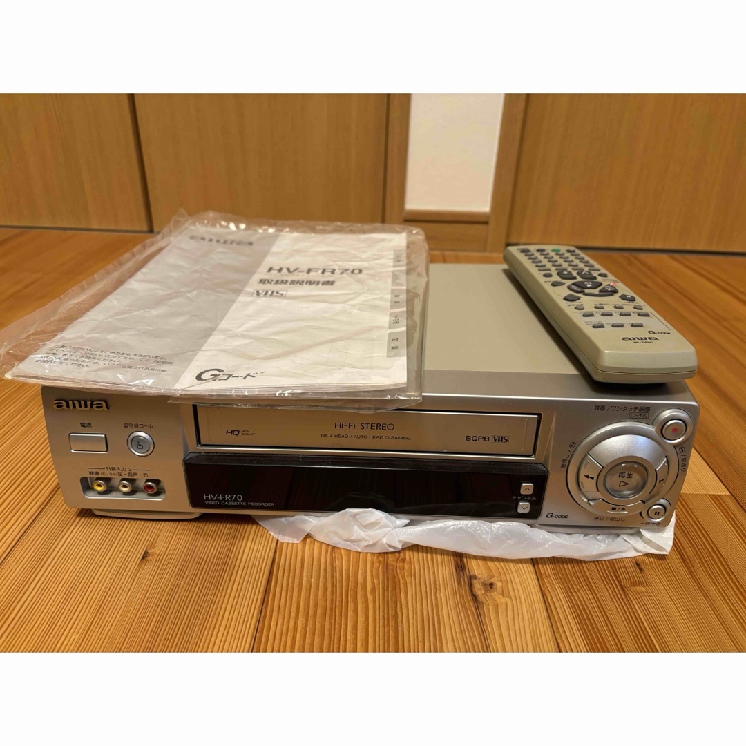 aiwa(アイワ)のソニー ビデオデッキ aiwa HV-FR70S スマホ/家電/カメラのテレビ/映像機器(その他)の商品写真