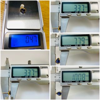 即購入OK 新品 K18 アイオライト ペアシェイブカット 1.4ct両耳ピアス 即購入OK 新品 K18 アイオライト ペアシェイブカット 1.4ct両耳ピアス