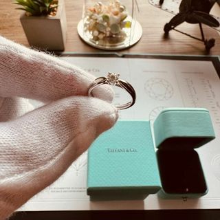 ティファニー(Tiffany & Co.)の◇ティファニー◇ダイヤ ハーモニー リング Pt950 3.3g D0.22 I(リング(指輪))