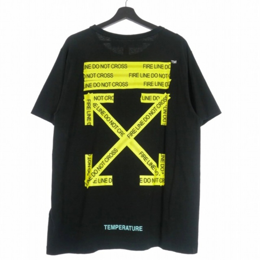 OFF-WHITE(オフホワイト)のオフホワイト OFF WHITE ファイヤーテープ アイコンマーク Tシャツ  メンズのトップス(Tシャツ/カットソー(半袖/袖なし))の商品写真