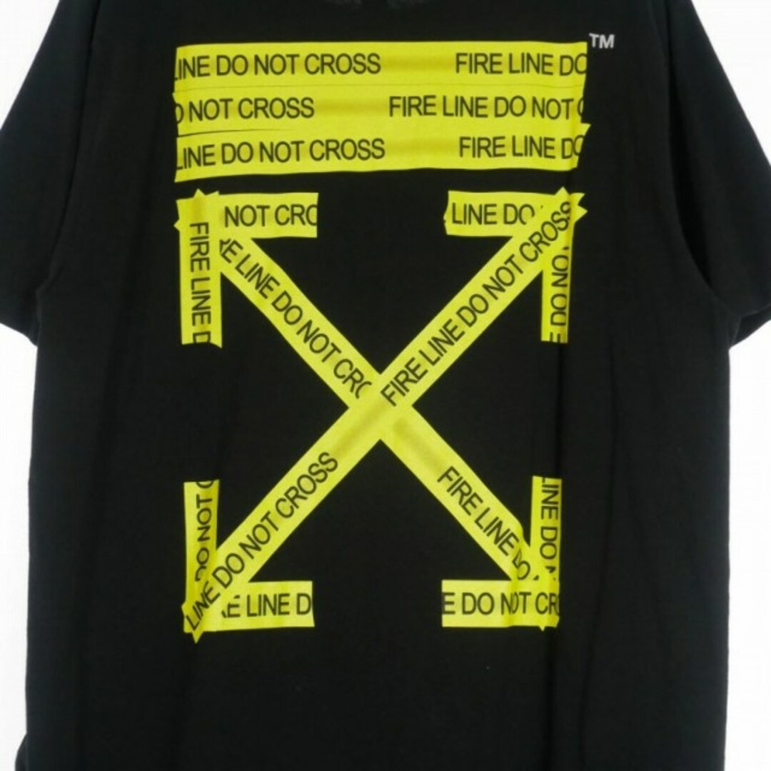 OFF-WHITE(オフホワイト)のオフホワイト OFF WHITE ファイヤーテープ アイコンマーク Tシャツ  メンズのトップス(Tシャツ/カットソー(半袖/袖なし))の商品写真