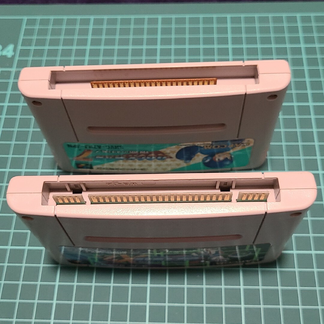 スーパーファミコン(スーパーファミコン)のSFC ロックマン7 X2 セット エンタメ/ホビーのゲームソフト/ゲーム機本体(家庭用ゲームソフト)の商品写真