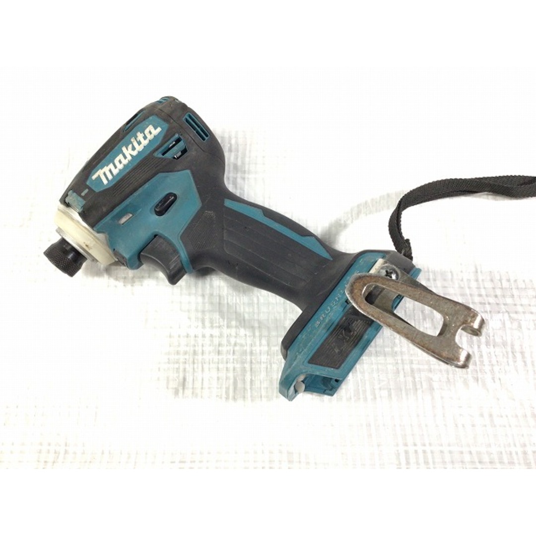 Makita(マキタ)の☆中古品☆makita マキタ 18V 充電式インパクトドライバー TD172DRGX 青/ブルー バッテリー2個(18V 6.0Ah) 充電器 ケース付 87798 自動車/バイクのバイク(工具)の商品写真