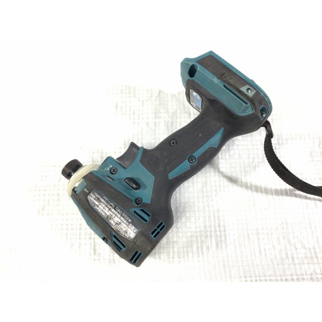 Makita(マキタ)の☆中古品☆makita マキタ 18V 充電式インパクトドライバー TD172DRGX 青/ブルー バッテリー2個(18V 6.0Ah) 充電器 ケース付 87798 自動車/バイクのバイク(工具)の商品写真