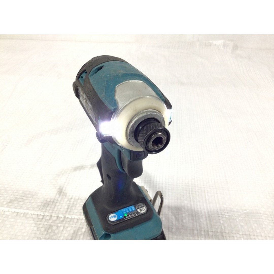 Makita(マキタ)の☆中古品☆makita マキタ 18V 充電式インパクトドライバー TD172DRGX 青/ブルー バッテリー2個(18V 6.0Ah) 充電器 ケース付 87798 自動車/バイクのバイク(工具)の商品写真