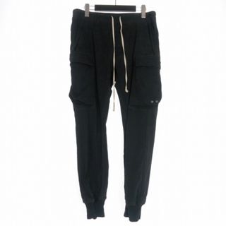 リックオウエンス(Rick Owens)のリックオウエンス 19AW カーゴ ジョグ ロングパンツ 46 黒 ブラック(スラックス)