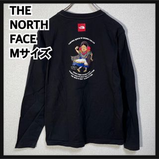 THE NORTH FACE - ノースフェイス】ロンT黒ブラック　民族衣装　ダンシングクイーン　ワンポイントKY