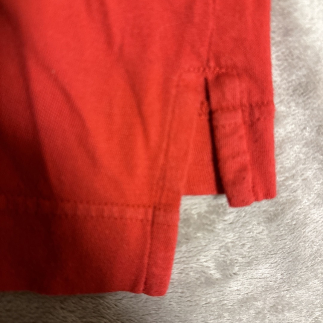 Vivienne Westwood(ヴィヴィアンウエストウッド)のviviennewestwood Tシャツ40/L レッド　オーブビッグロゴ刺繍 レディースのトップス(Tシャツ(半袖/袖なし))の商品写真