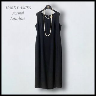 ハーディエイミス(HARDY AMIES)の【HARDY AMIES】 日本製  大きいサイズ フォーマルワンピース ロング(ロングワンピース/マキシワンピース)