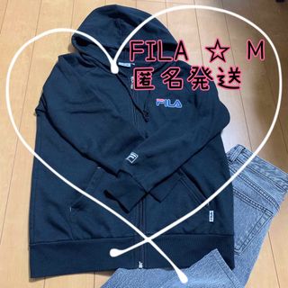 フィラ(FILA)のFILAパーカー ブラック レディースパーカー スポーツ(パーカー)