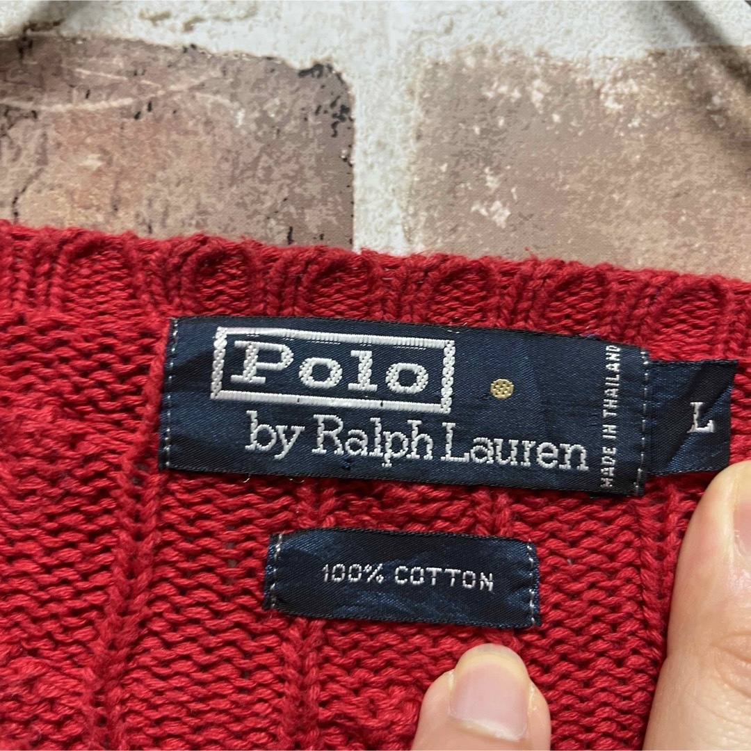 POLO RALPH LAUREN(ポロラルフローレン)の超大特価❗️ポロ　ラルフローレン  ケーブル　ニット　セーター❗️ メンズのトップス(ニット/セーター)の商品写真