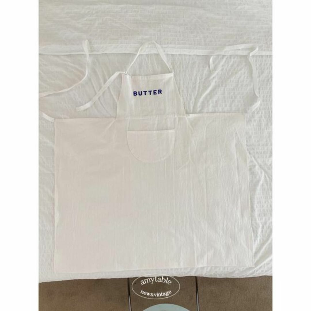 新品送料込 amytable butter long apron インテリア/住まい/日用品のキッチン/食器(その他)の商品写真