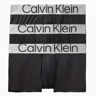 カルバンクライン(Calvin Klein)のカルバンクライン ローライズ ボクサー CK 3枚 Mサイズ ブラック(ボクサーパンツ)