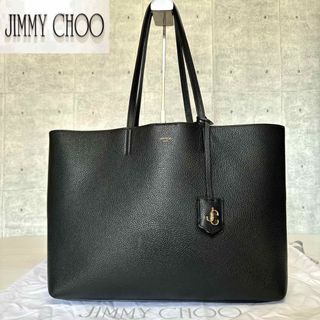 ジミーチュウ(JIMMY CHOO)の【美品】JIMMY CHOO NINE2FIVE BLACK A4 TOTE(トートバッグ)