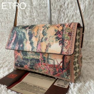 エトロ(ETRO)の★未使用級 ETRO エトロ ショルダーバッグ 総柄 PVC 肩掛け イタリア製(ショルダーバッグ)