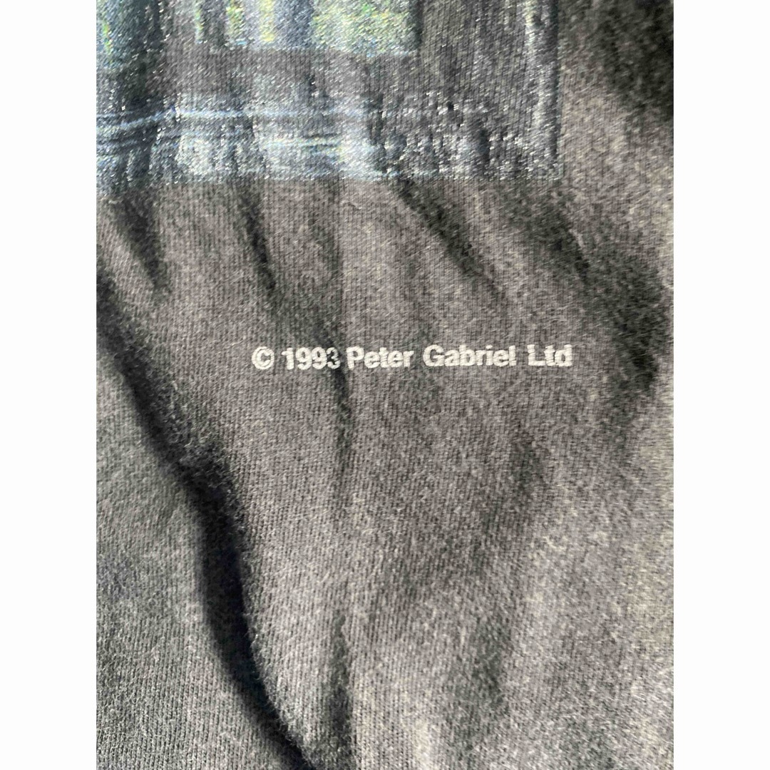 激レア90'S当時物 Peter Gabriel Tシャツ ヴィンテージ L メンズのトップス(Tシャツ/カットソー(半袖/袖なし))の商品写真