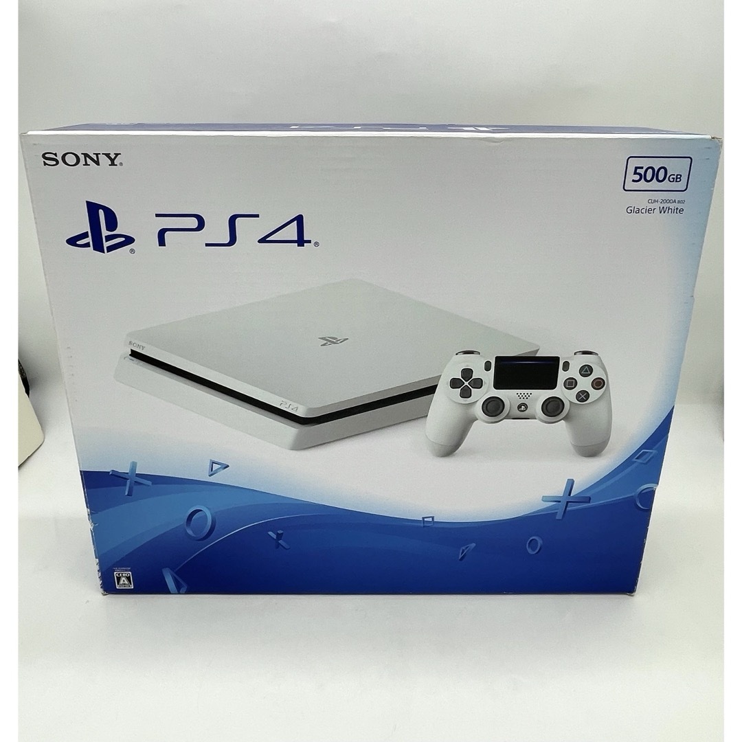 PlayStation4 - PS 4 グレイシャーホワイト 500GB (CUH-2100AB02)の 