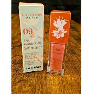 CLARINS - クラランス　CLARINS　コンフォートリップオイルシマー　09 ローズペタル