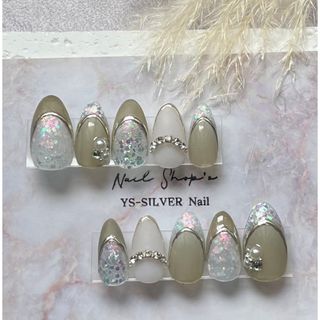 ☆現品ネイルチップ✴︎ニュアンスネイル✴︎フラッシュネイル✴︎フレンチネイル(つけ爪/ネイルチップ)