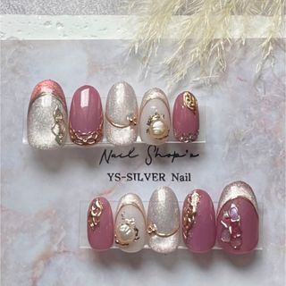 ☆現品ネイルチップ✴︎ニュアンスネイル✴︎マグネットネイル(つけ爪/ネイルチップ)