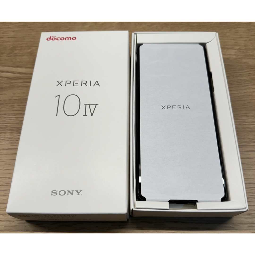 Xperia(エクスペリア)の【新品未使用】XPERIA 10 Ⅳ BLACK 128GB docomo スマホ/家電/カメラのスマートフォン/携帯電話(スマートフォン本体)の商品写真