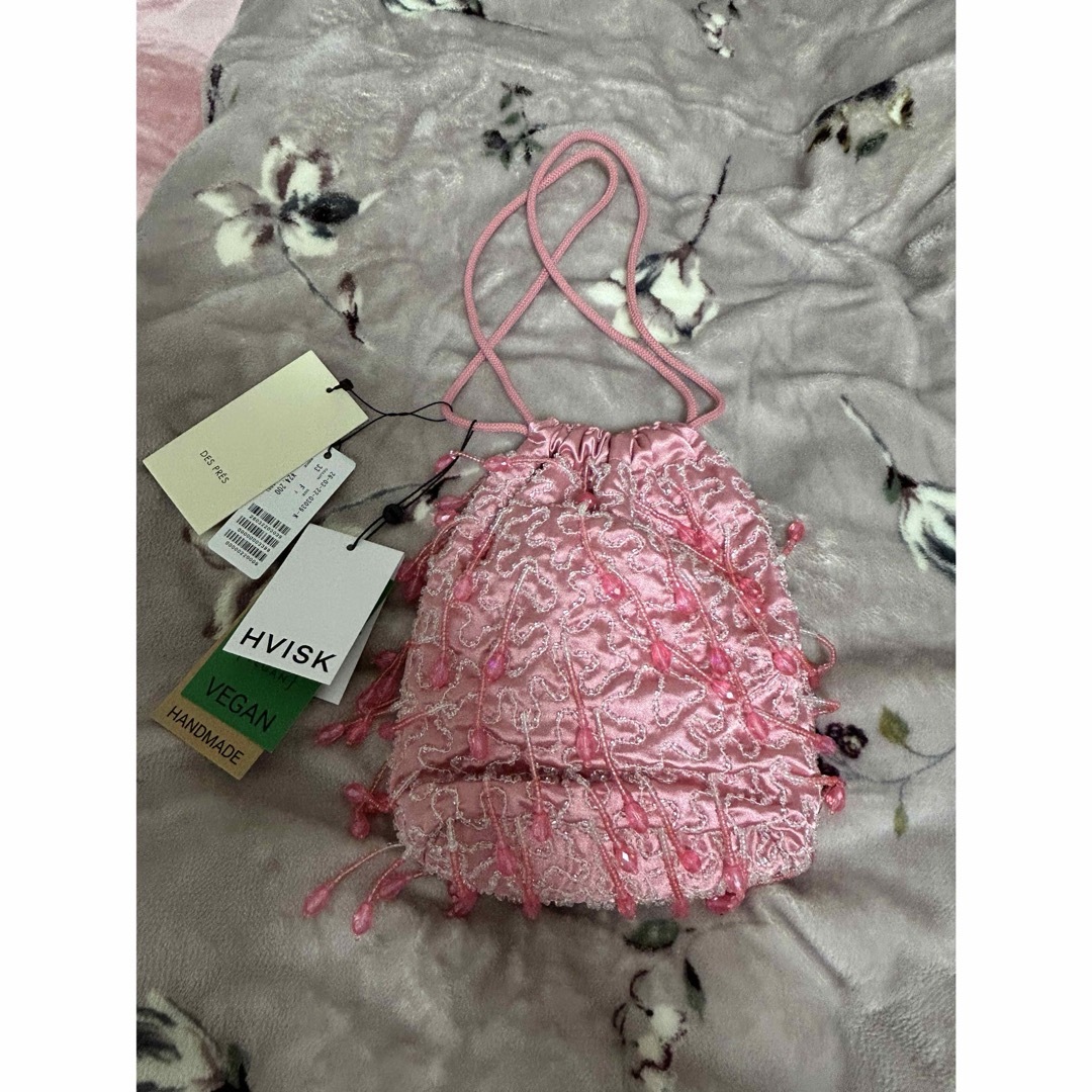 EDIT.FOR LULU - HVISK ビーズ巾着バッグ　タグ付き新品未使用品