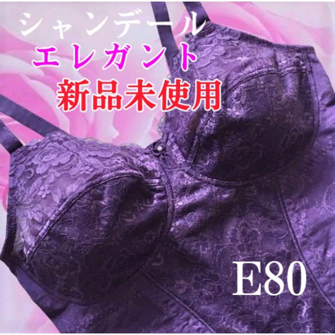シャンデール エレガント ボディースーツ E80【新品】 紫 補正下着 | フリマアプリ ラクマ