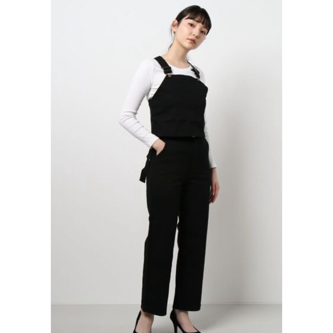 Ameri VINTAGE(アメリヴィンテージ)のSET UP DENIM OVERALL アメリ　デニムオーバーオール レディースのパンツ(サロペット/オーバーオール)の商品写真