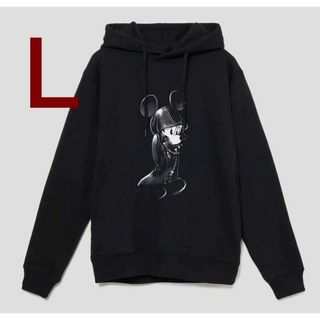 グラニフ(Design Tshirts Store graniph)のLサイズ　キングダムハーツ　王様　パーカー　ブラック　グラニフ(パーカー)