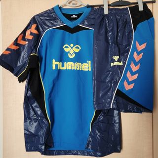 ヒュンメル(hummel)のヒュンメル ハーフ ピステ スーツ(上下) Ｌ(～Ｏ)  アスタブルー used(ウェア)