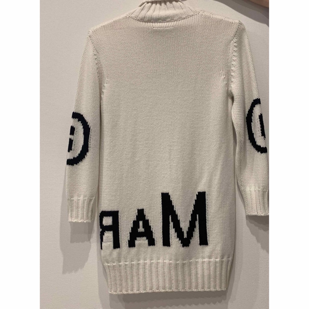 MM6(エムエムシックス)のMM6 Maison Margiela ハイネックロゴニットワンピース　16 レディースのトップス(ニット/セーター)の商品写真