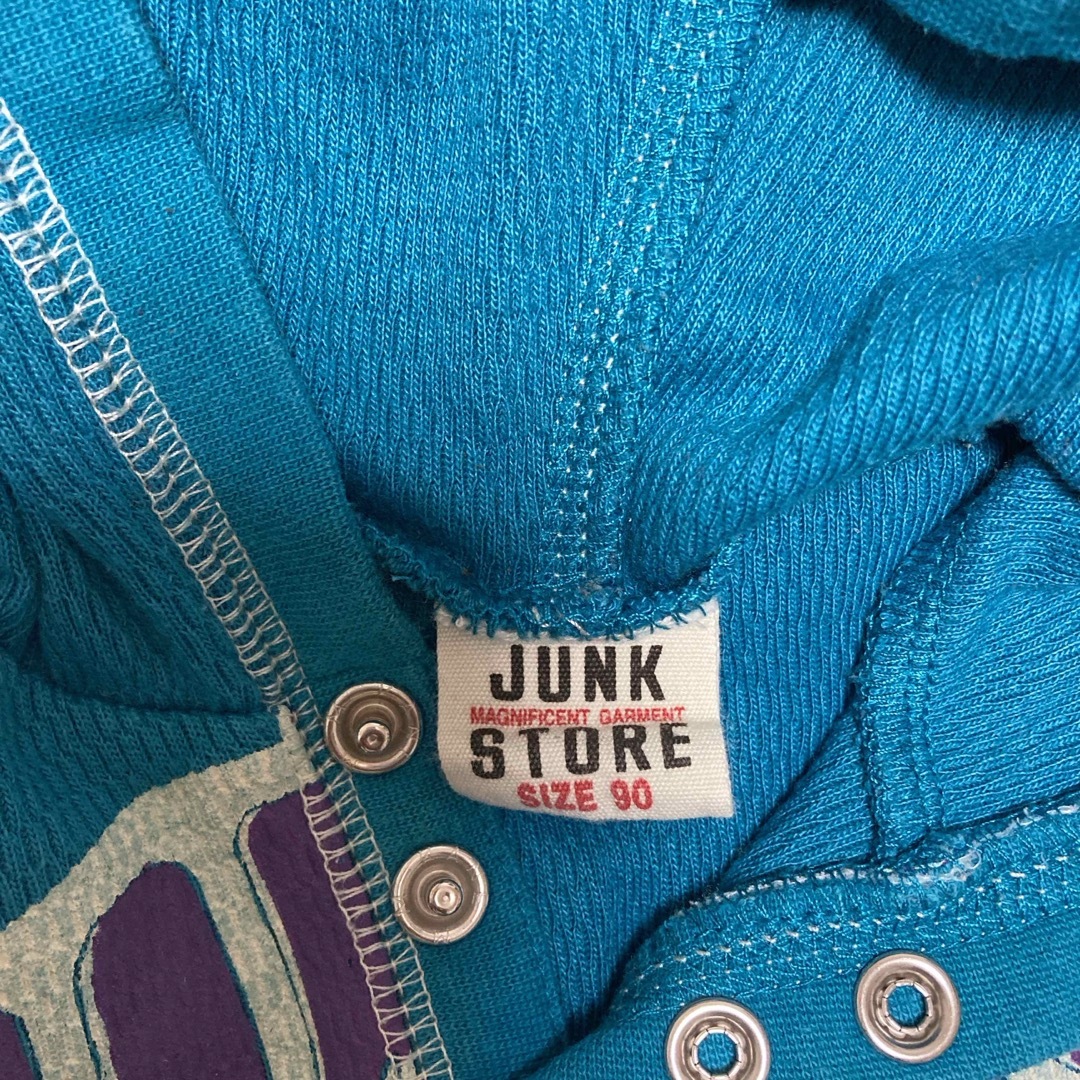 JUNK STORE(ジャンクストアー)のJUNK STOREパーカー キッズ/ベビー/マタニティのキッズ服男の子用(90cm~)(Tシャツ/カットソー)の商品写真