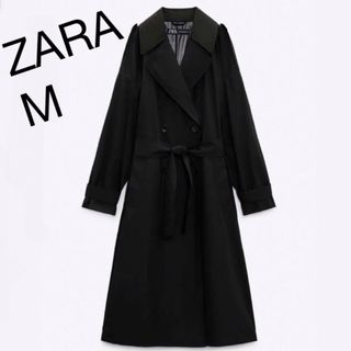 ZARA - ベルトテクニカルトレンチコート