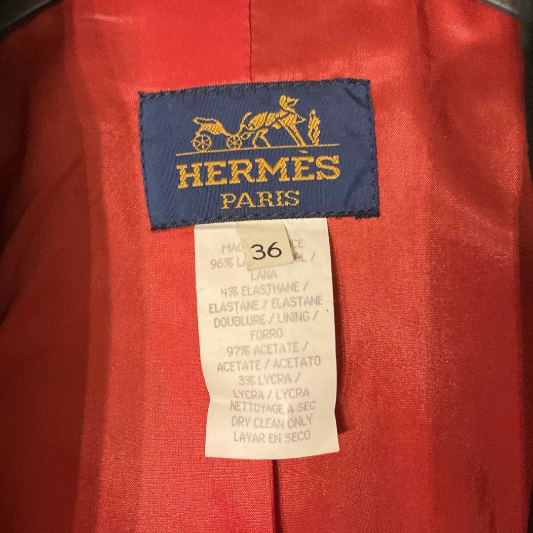 Hermes(エルメス)の本物エルメス　乗馬ジャケット レディースのジャケット/アウター(テーラードジャケット)の商品写真