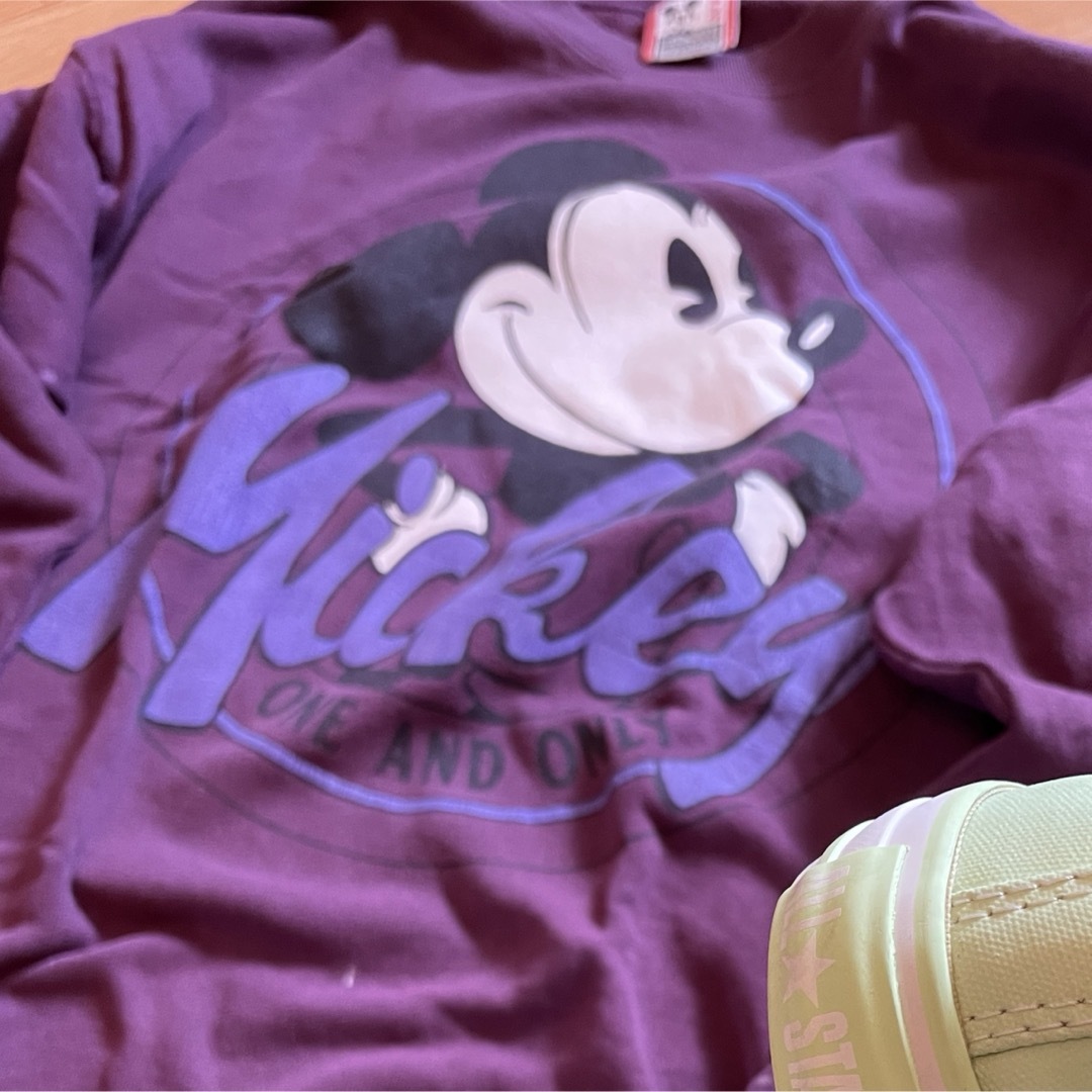 Disney(ディズニー)の90s USA disney  Mickey トレーナー 古着 ヴィンテージ メンズのトップス(スウェット)の商品写真