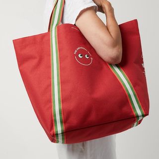 アニヤハインドマーチ(ANYA HINDMARCH)の【香港限定】アニヤハインドマーチxシティースーパー エコバッグ レッド(エコバッグ)