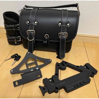 【美品】CB190SS オートバイ サイドバック アメリカン レトロ(装備/装具)