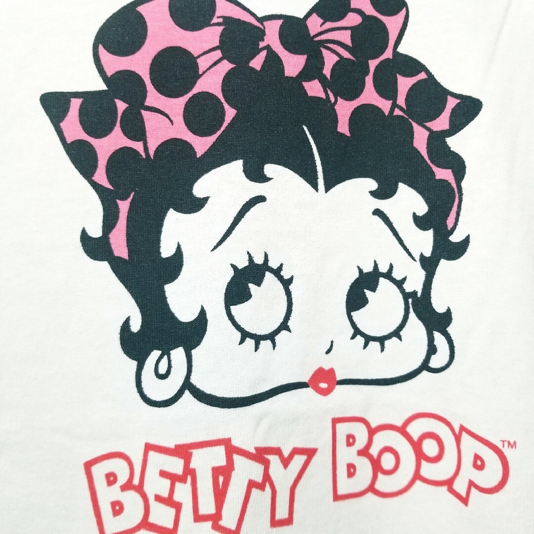 Betty Boop(ベティブープ)のBettyBoop （ベティブープ）新品　Tシャツ　白色　レディース　Lサイズ レディースのトップス(Tシャツ(半袖/袖なし))の商品写真