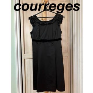 クレージュ(Courreges)のクレージュ　ノースリーブワンピース(ひざ丈ワンピース)