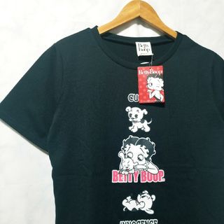 ベティブープ(Betty Boop)のBettyBoop （ベティブープ）新品　Tシャツ　黒色　レディース(Tシャツ(半袖/袖なし))