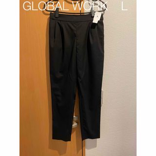 グローバルワーク(GLOBAL WORK)の新品タグ付き　 GLOBAL WORK レディース　パンツ　ウエストゴム 黒(カジュアルパンツ)