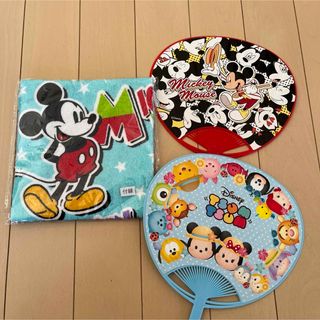 ディズニー(Disney)の第一生命タオル　ミニうちわ(タオル/バス用品)