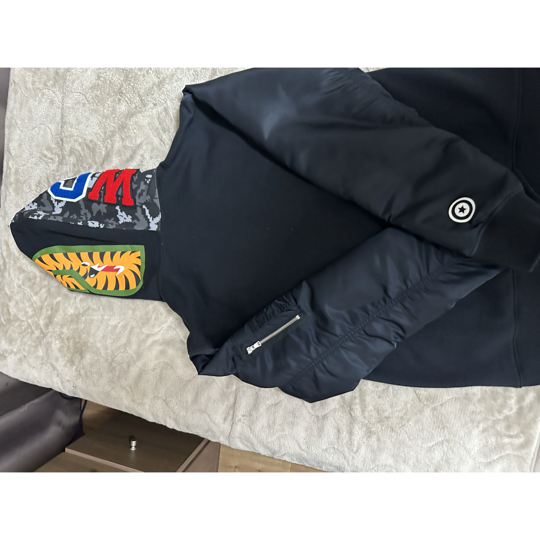 A BATHING APE(アベイシングエイプ)のBAPE ジップパーカー MA-1 メンズのトップス(パーカー)の商品写真