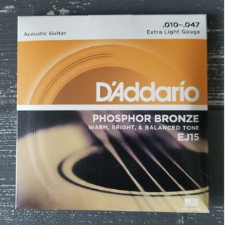 新品　D'Addario ダダリオ アコースティックギター弦 EJ15(弦)