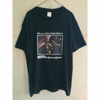 【美品★メンズXL★送料無料！】2001年宇宙の旅 Tシャツ 半袖 ブラック(Tシャツ/カットソー(半袖/袖なし))