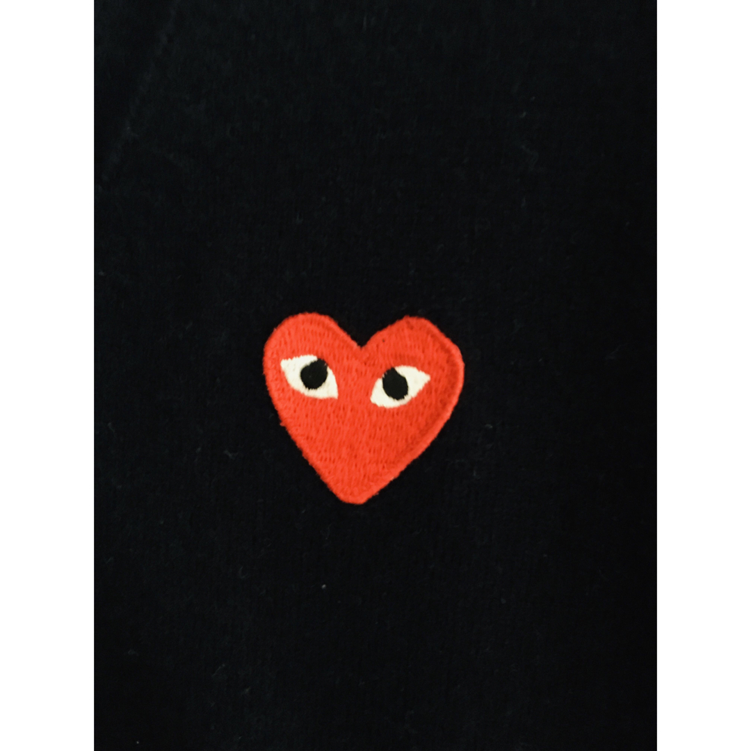 COMME des GARCONS(コムデギャルソン)の【★良品★激希少★メンズM】プレイコムデギャルソン カーディガン 予備ボタン付き メンズのトップス(カーディガン)の商品写真