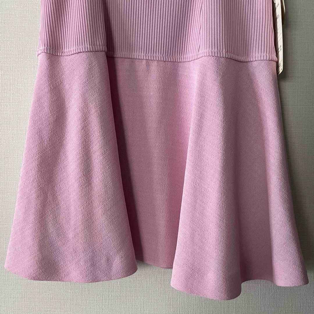 LAISSER-FAIRE ワンピース　半袖　ピンク　 レディースのワンピース(ひざ丈ワンピース)の商品写真